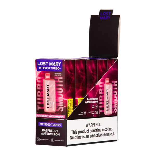 Lost Mary MT15000 Turbo Disposable Vape - Black Coral Wholesale