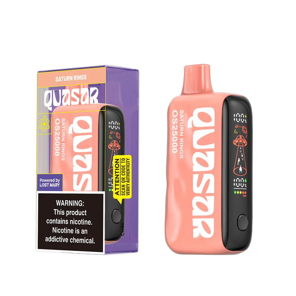 Quasar OS25000 Disposable Vape - Black Coral Wholesale