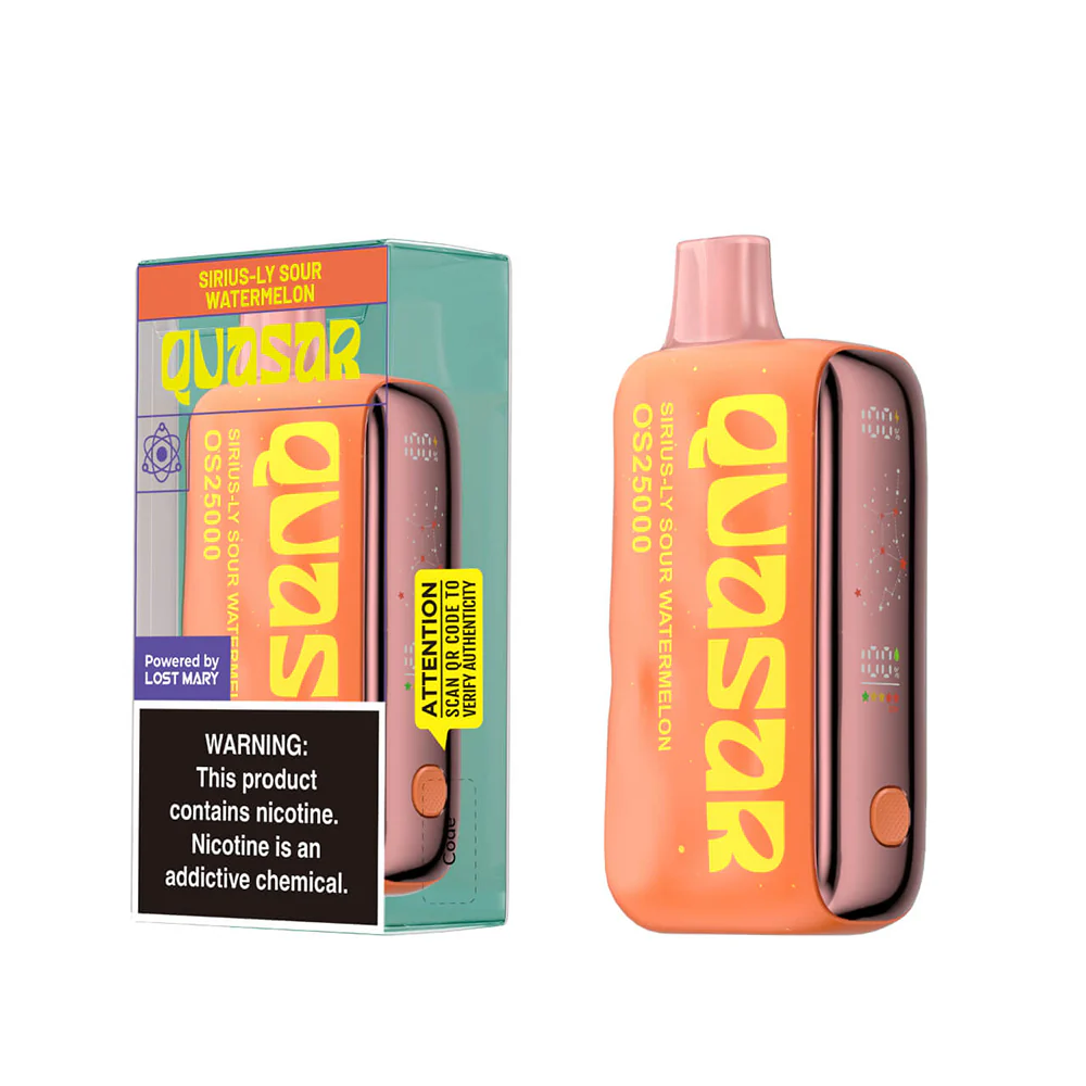 Quasar OS25000 Disposable Vape - Black Coral Wholesale