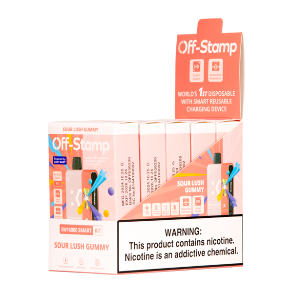 Off Stamp SW16000 Kit Disposable Vape - Black Coral Wholesale