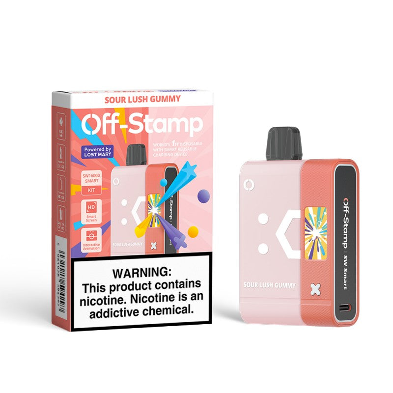 Off Stamp SW16000 Kit Disposable Vape - Black Coral Wholesale