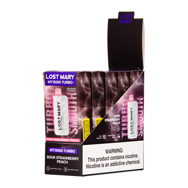 Lost Mary MT15000 Turbo Disposable Vape - Black Coral Wholesale