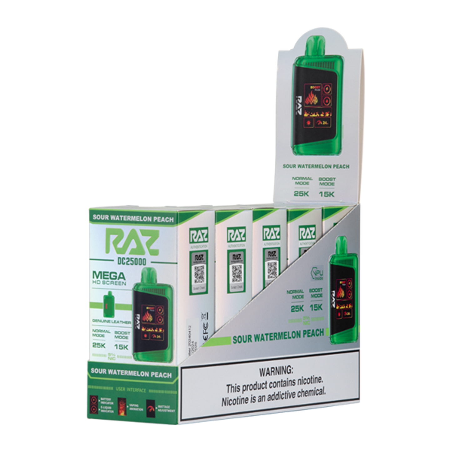 Raz DC25000 Disposable Vape - Black Coral Wholesale