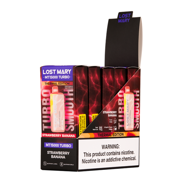 Lost Mary MT15000 Turbo Disposable Vape - Black Coral Wholesale