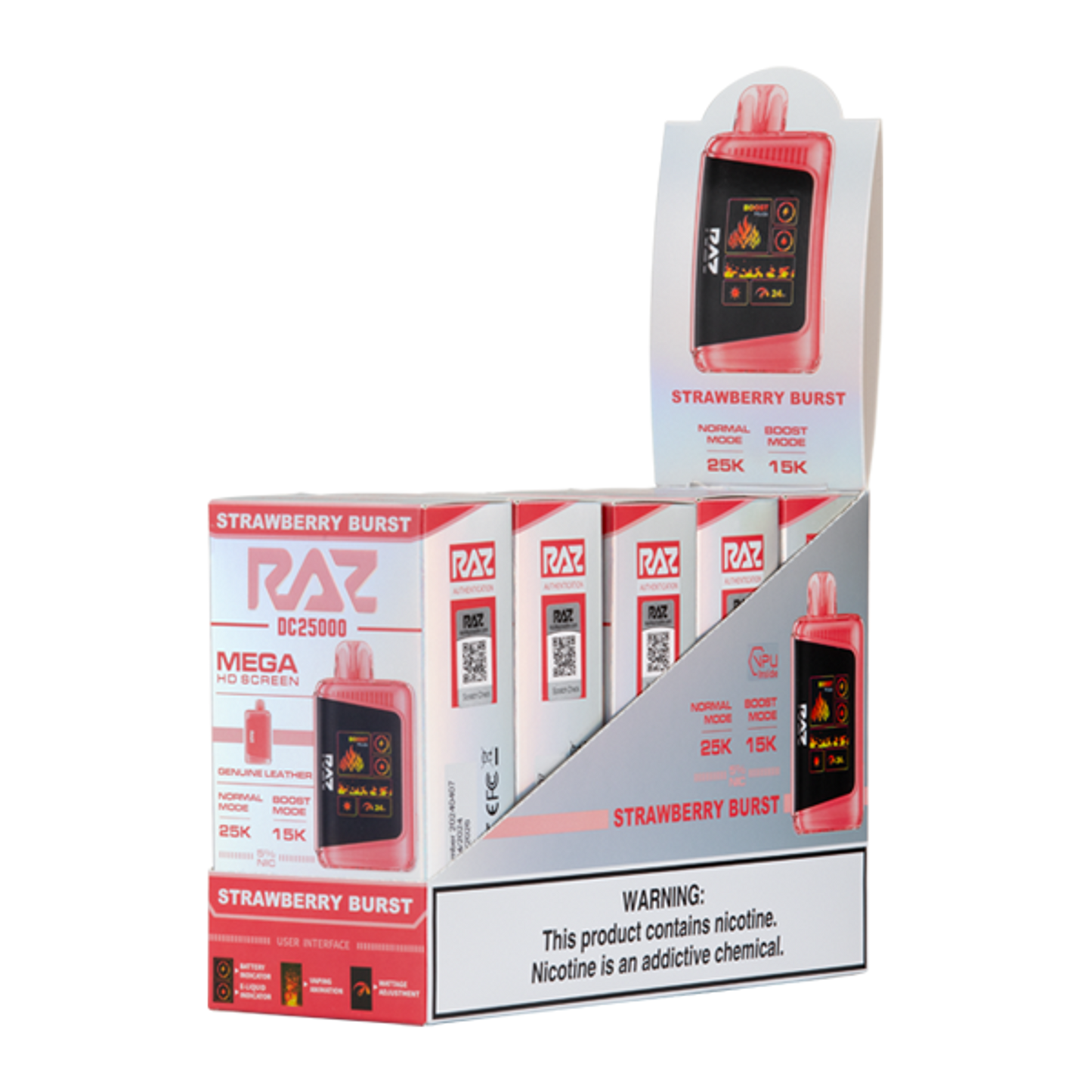 Raz DC25000 Disposable Vape - Black Coral Wholesale