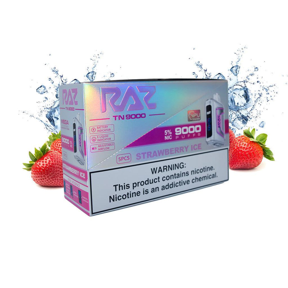Raz TN9000 Disposable Vape - Black Coral Wholesale