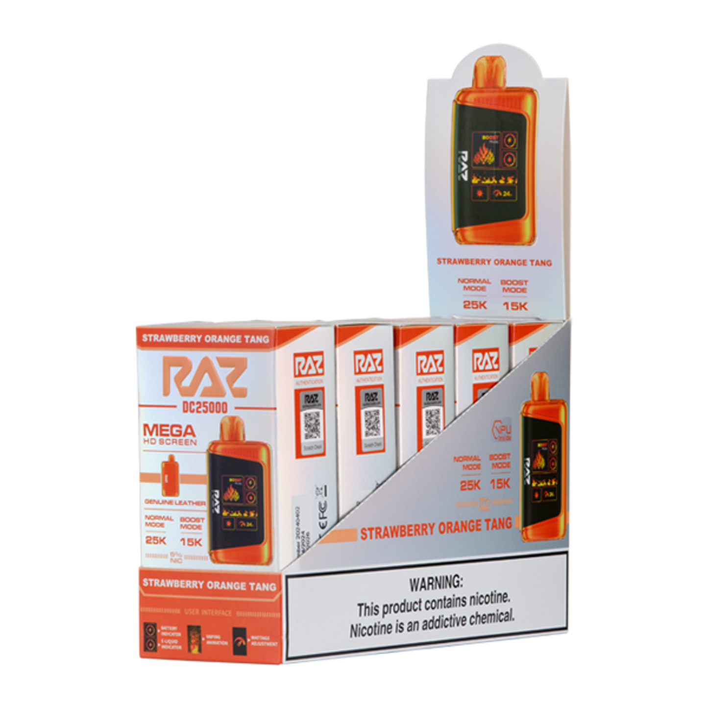 Raz DC25000 Disposable Vape - Black Coral Wholesale