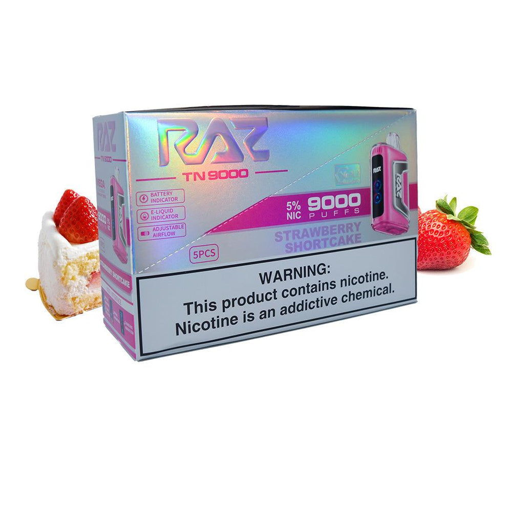 Raz TN9000 Disposable Vape - Black Coral Wholesale