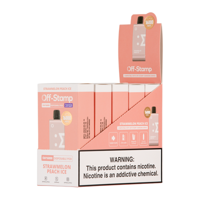 Off Stamp SW16000 Pod Disposable Vape - Black Coral Wholesale