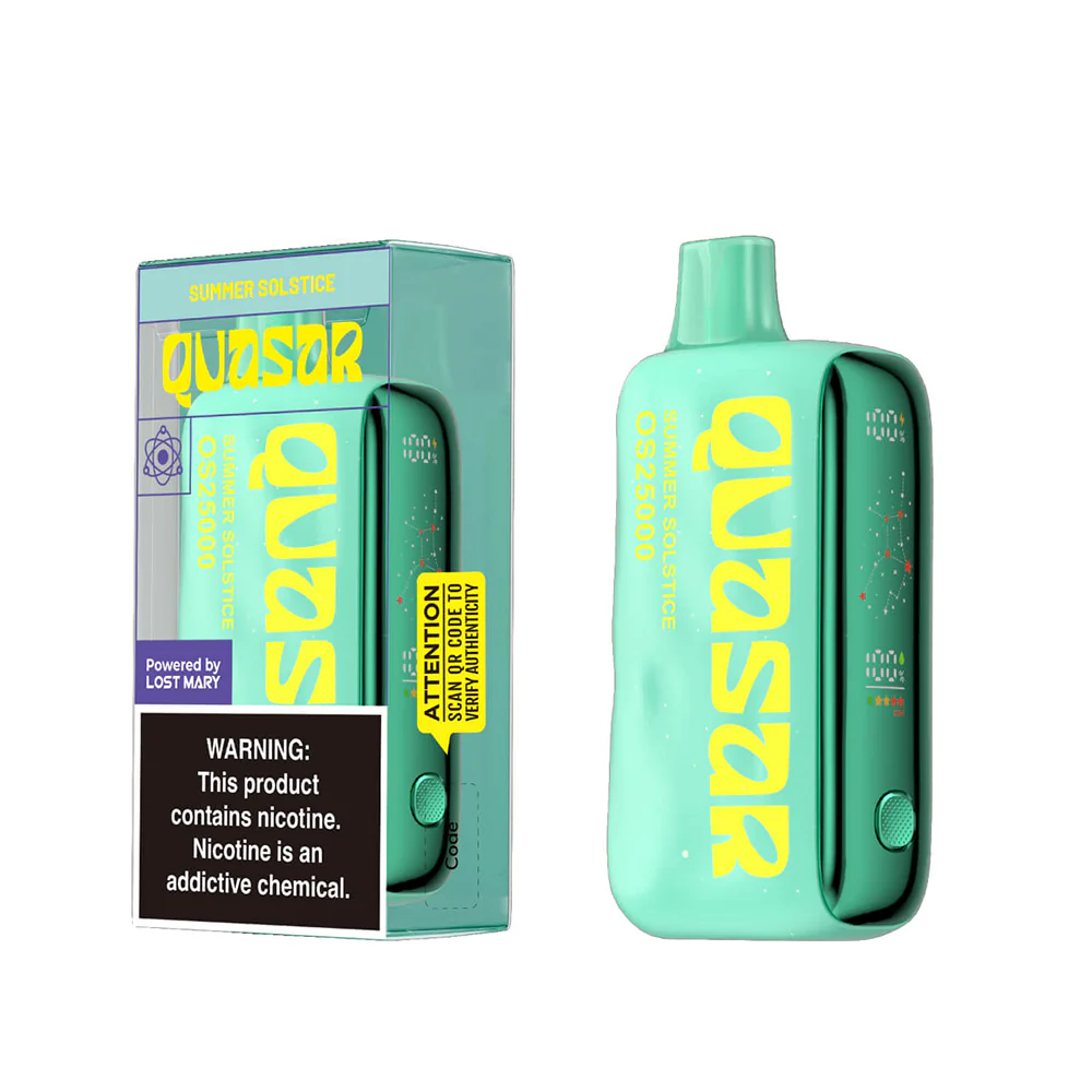 Quasar OS25000 Disposable Vape - Black Coral Wholesale