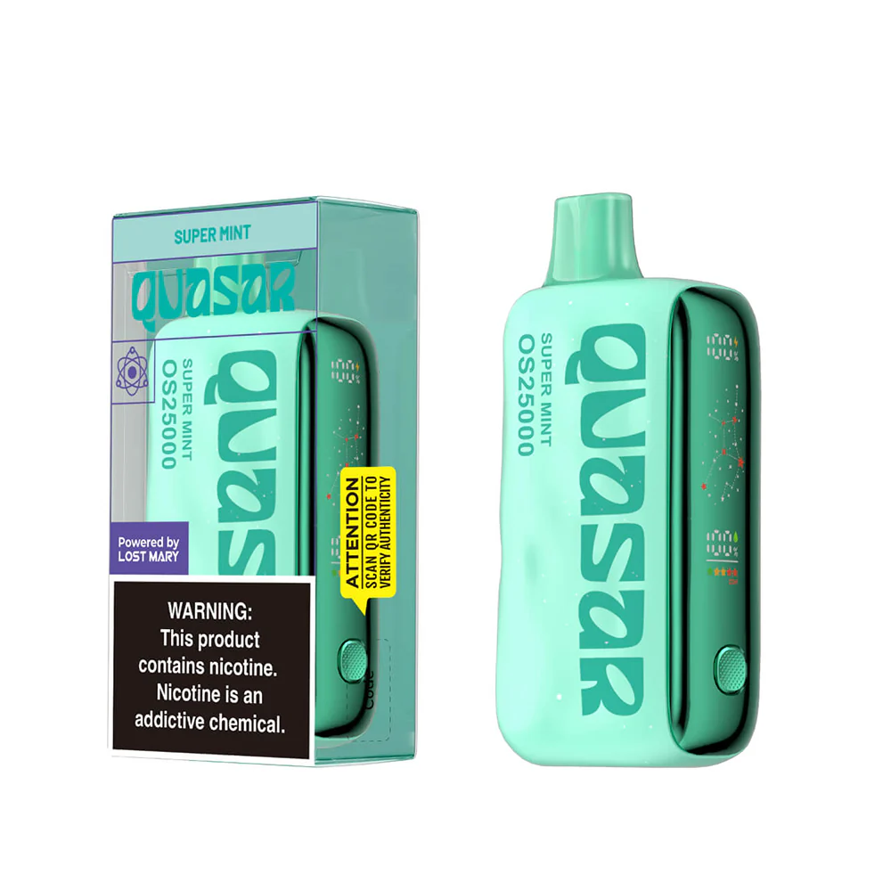 Quasar OS25000 Disposable Vape - Black Coral Wholesale