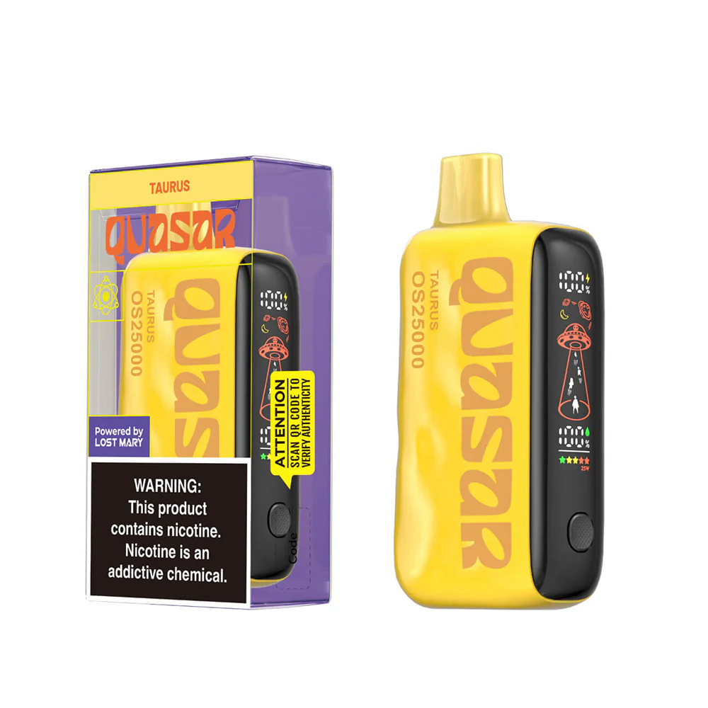 Quasar OS25000 Disposable Vape - Black Coral Wholesale