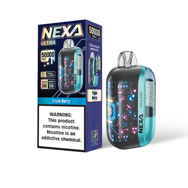 Nexa Ultra 50000 Disposable Vape - Black Coral Wholesale
