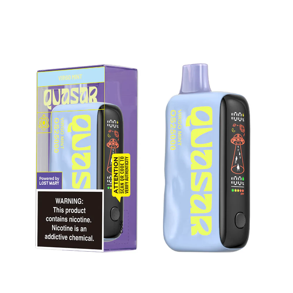 Quasar OS25000 Disposable Vape - Black Coral Wholesale