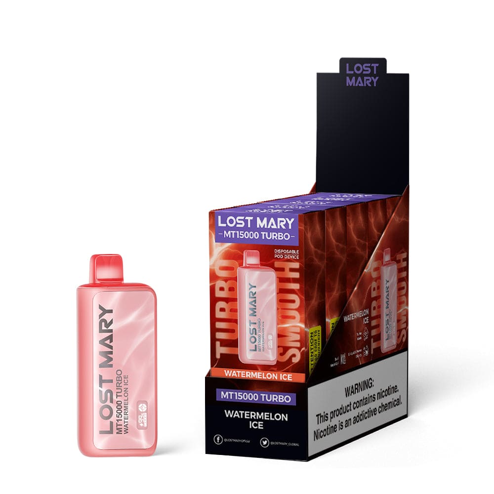 Lost Mary MT15000 Turbo Disposable Vape - Black Coral Wholesale