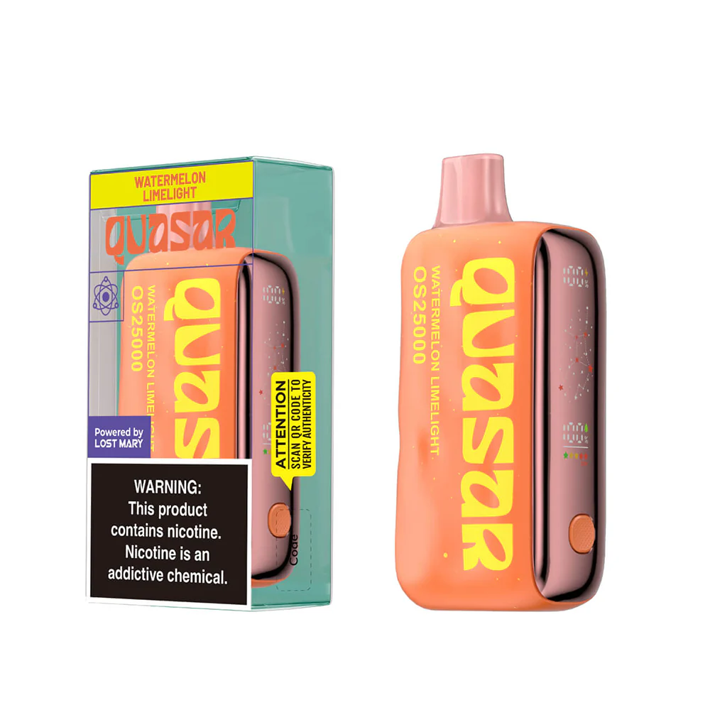 Quasar OS25000 Disposable Vape - Black Coral Wholesale