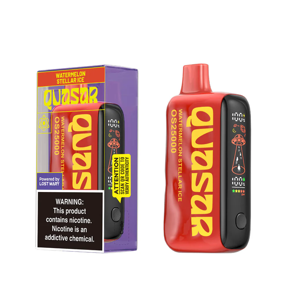 Quasar OS25000 Disposable Vape - Black Coral Wholesale