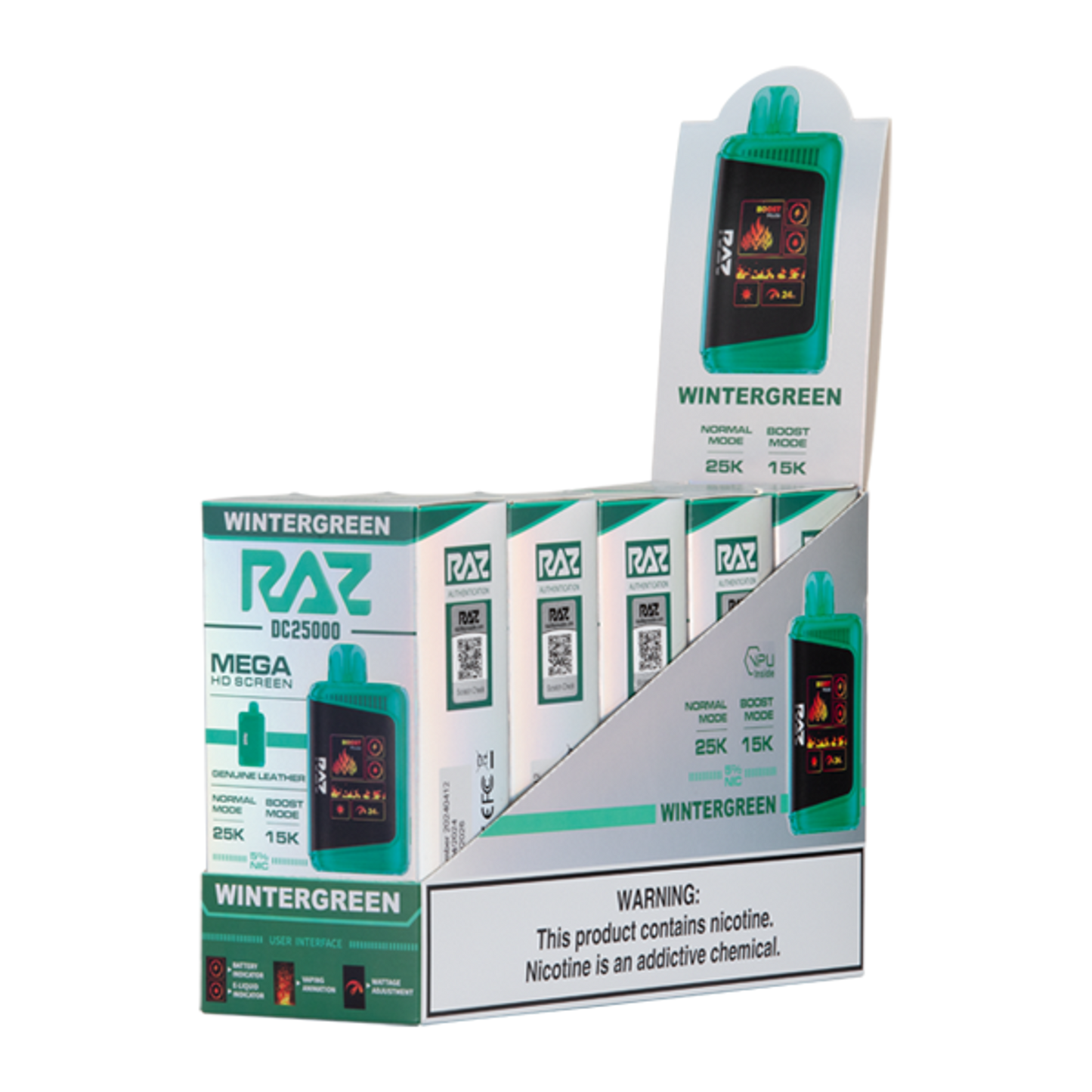Raz DC25000 Disposable Vape - Black Coral Wholesale
