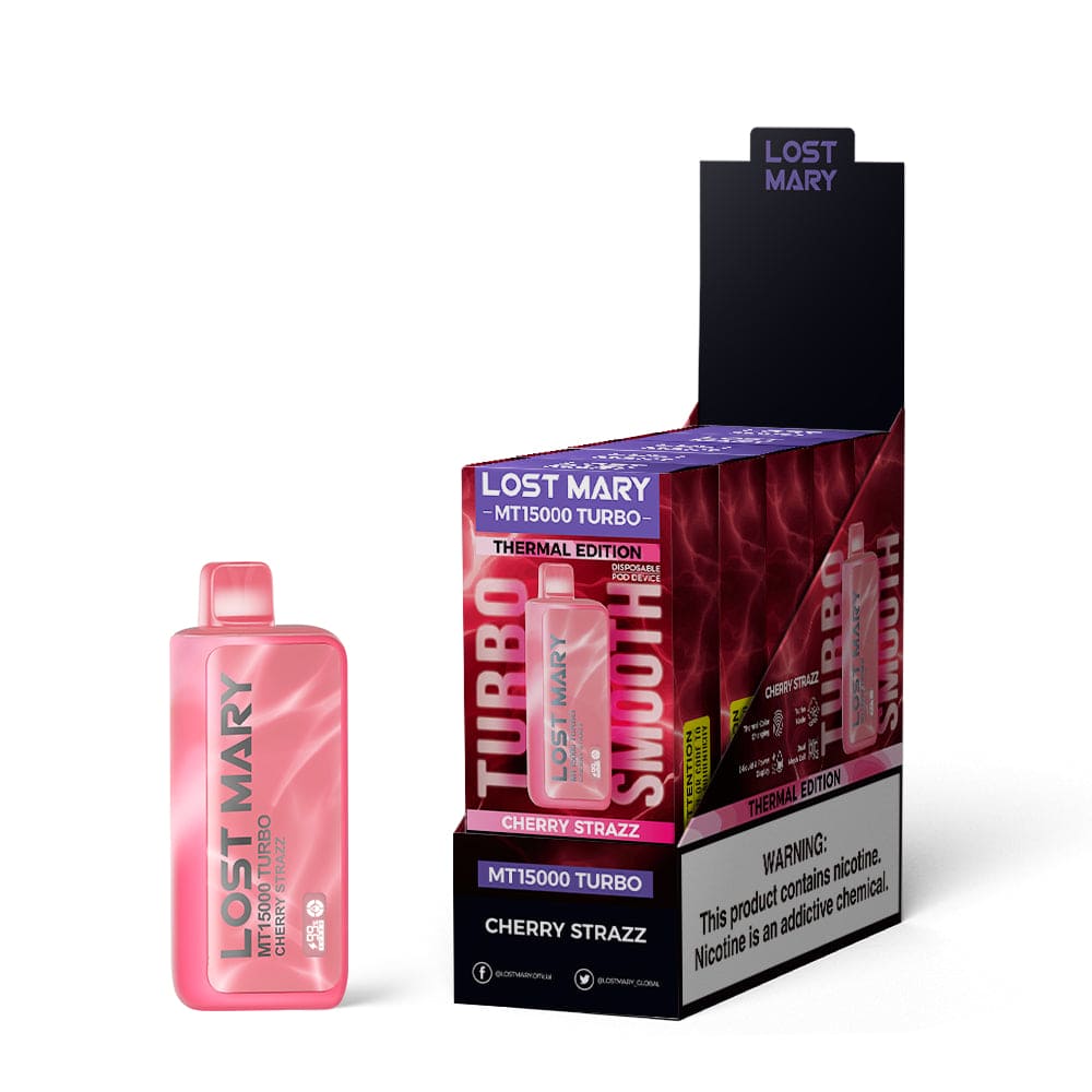 Lost Mary MT15000 Turbo Disposable Vape - Black Coral Wholesale