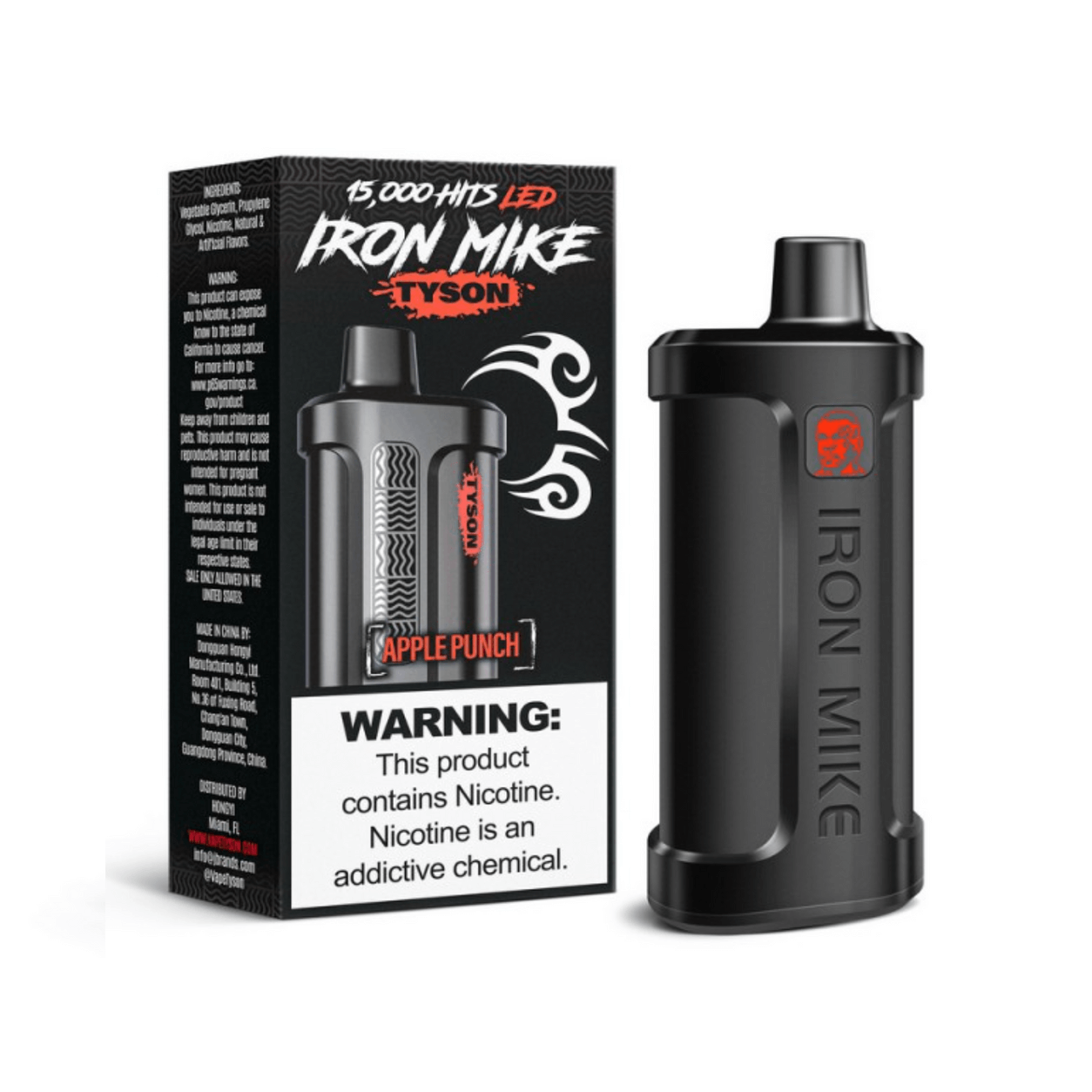 Tyson 2.0 Iron Mike Disposable Vape - Black Coral Wholesale