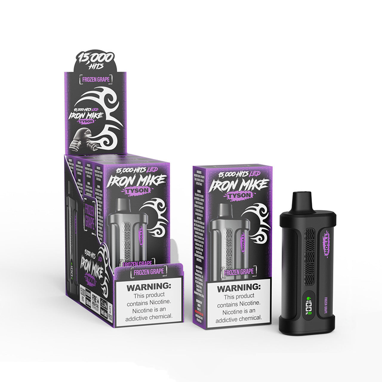 Tyson 2.0 Iron Mike Disposable Vape - Black Coral Wholesale