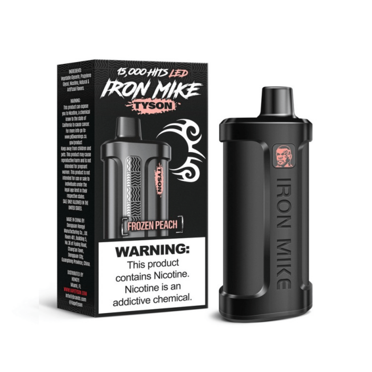 Tyson 2.0 Iron Mike Disposable Vape - Black Coral Wholesale