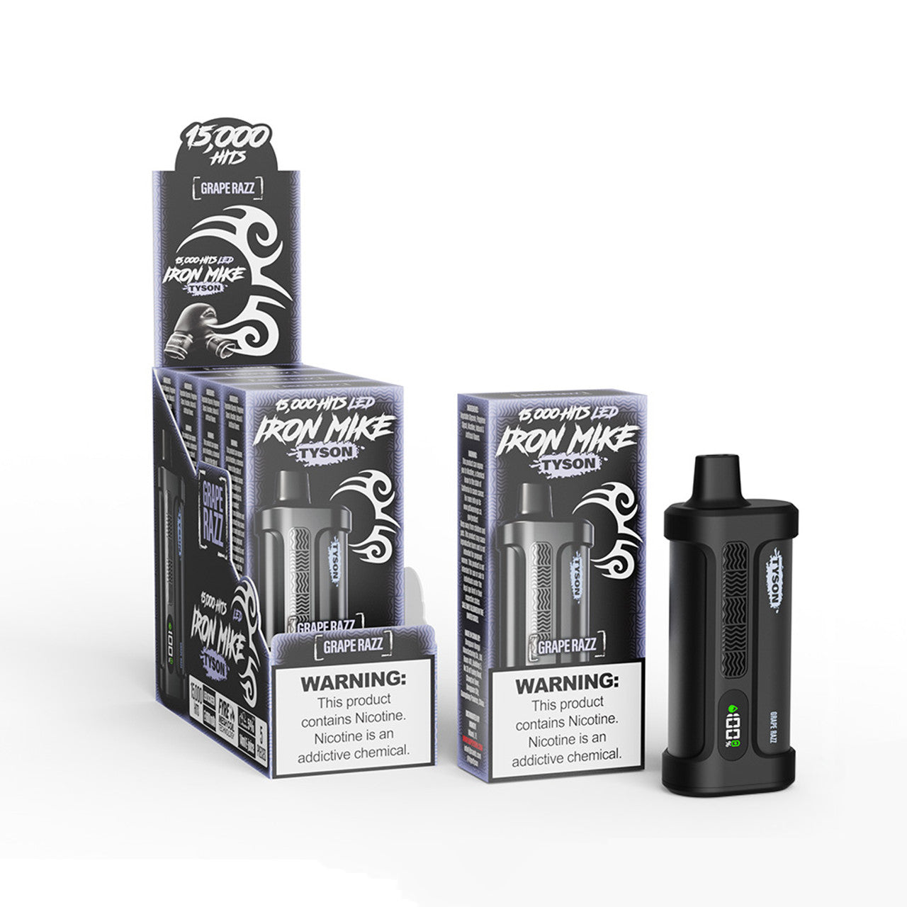 Tyson 2.0 Iron Mike Disposable Vape - Black Coral Wholesale