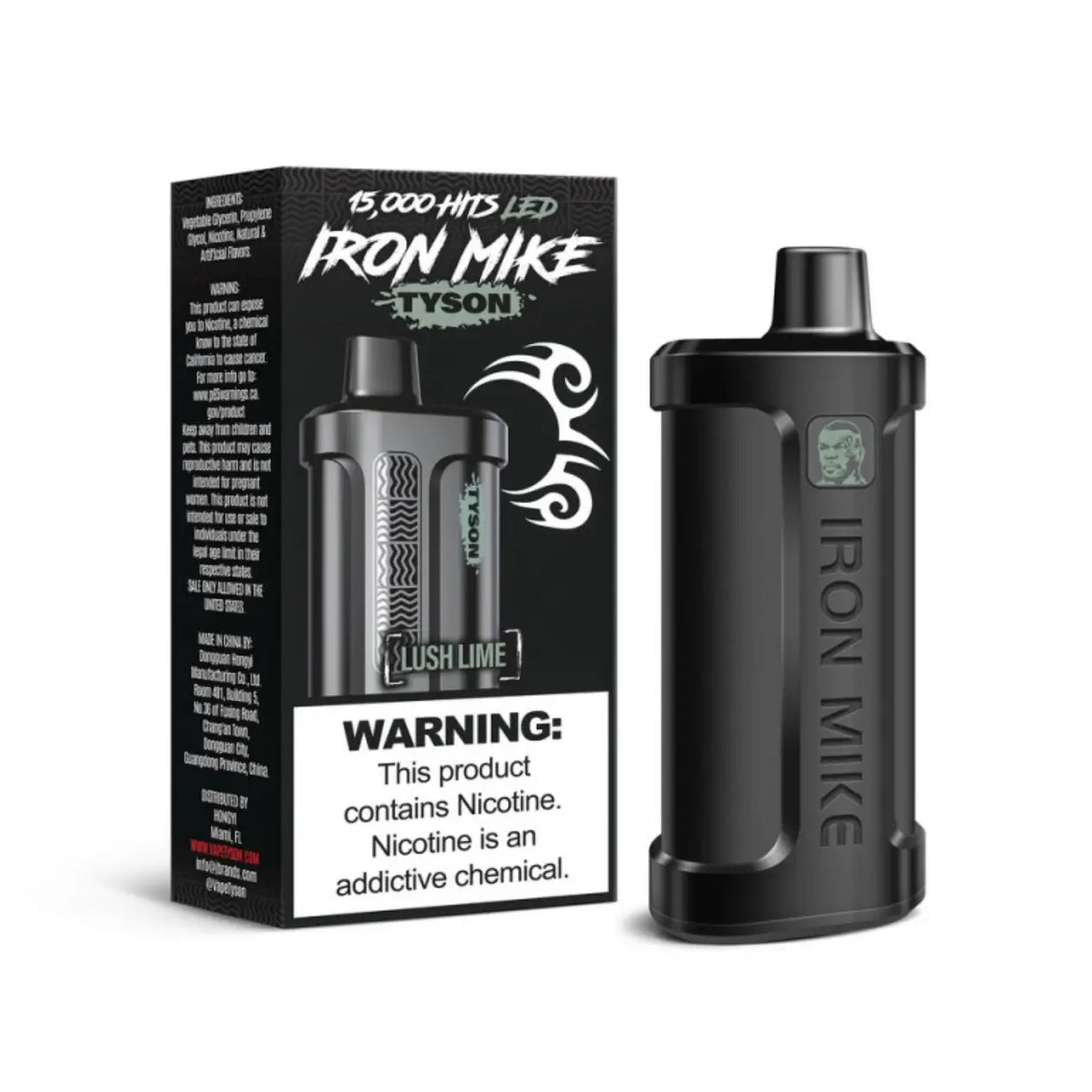 Tyson 2.0 Iron Mike Disposable Vape - Black Coral Wholesale