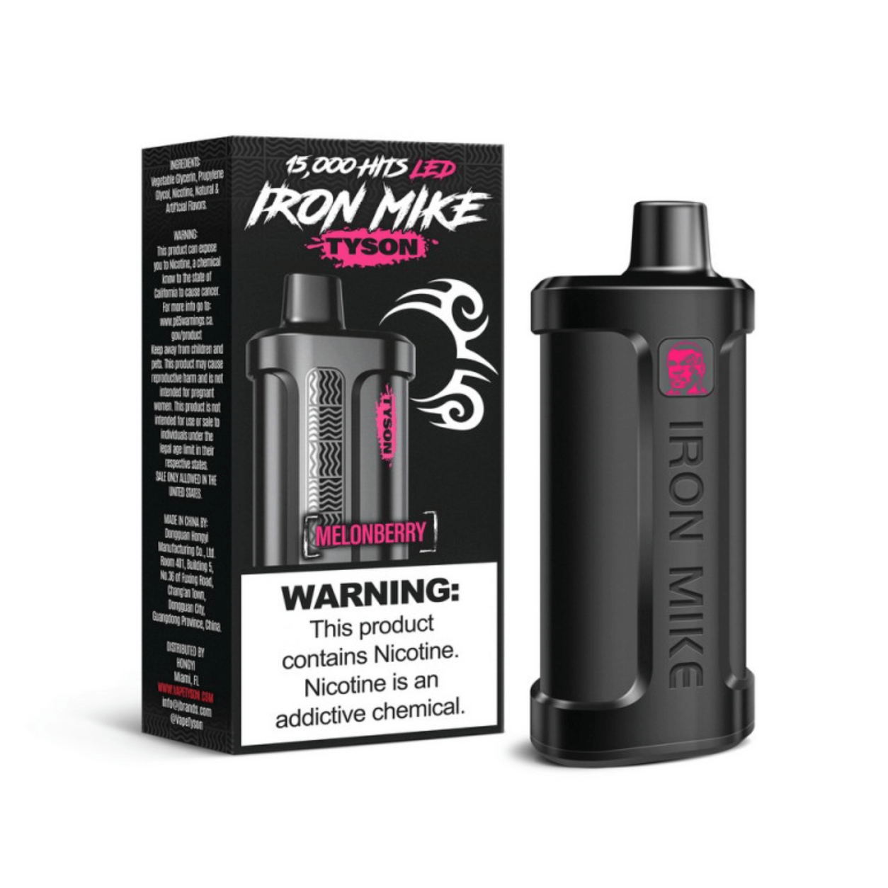 Tyson 2.0 Iron Mike Disposable Vape - Black Coral Wholesale