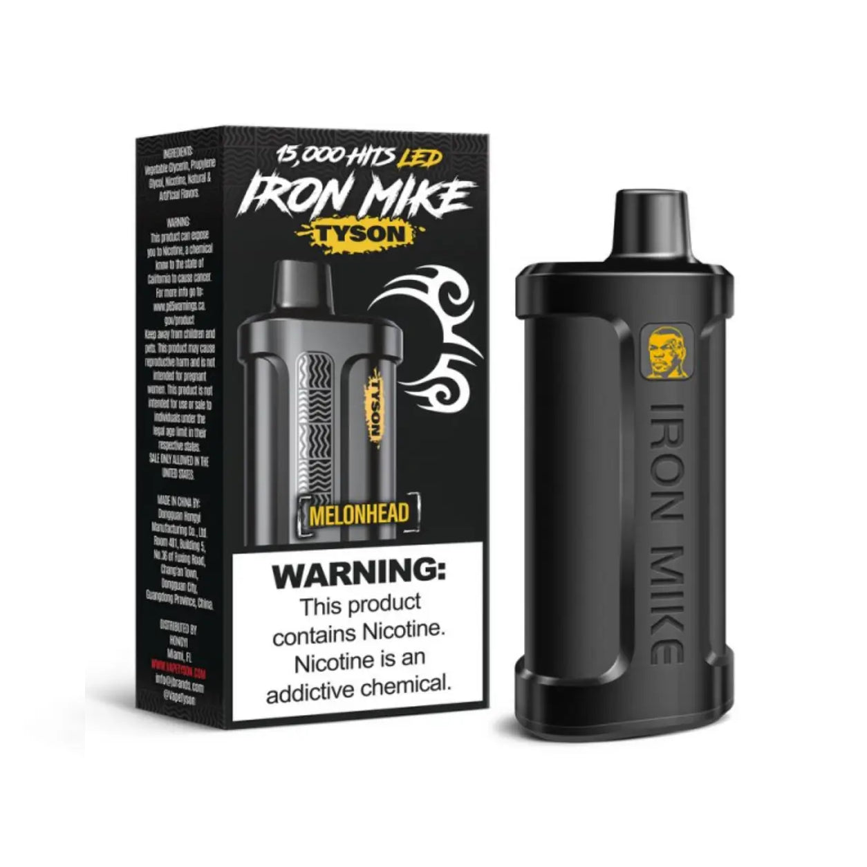 Tyson 2.0 Iron Mike Disposable Vape - Black Coral Wholesale