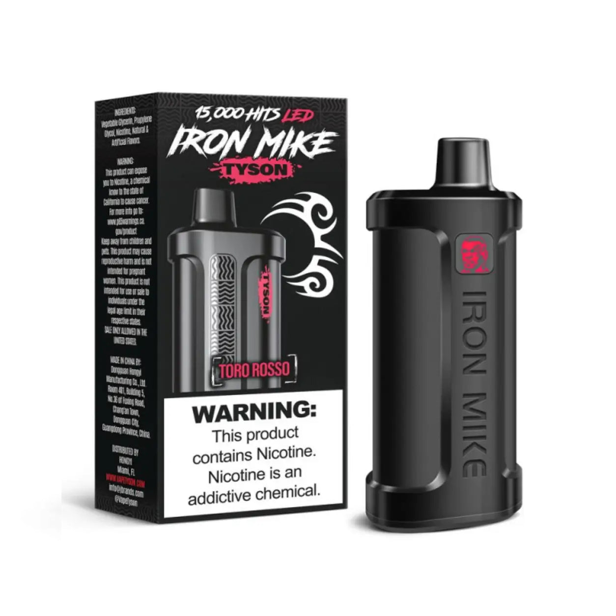 Tyson 2.0 Iron Mike Disposable Vape - Black Coral Wholesale