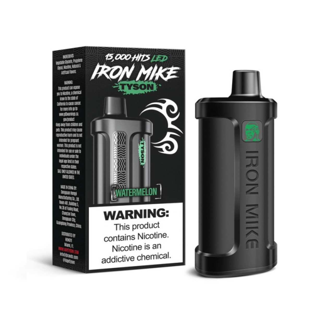Tyson 2.0 Iron Mike Disposable Vape - Black Coral Wholesale