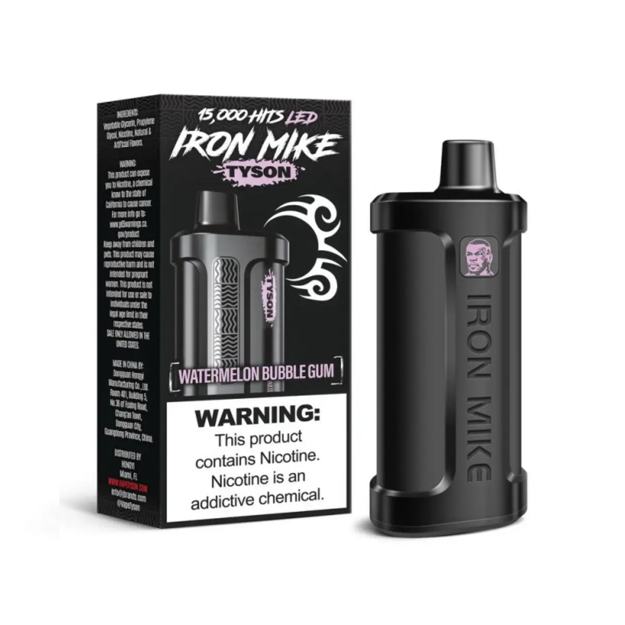 Tyson 2.0 Iron Mike Disposable Vape - Black Coral Wholesale