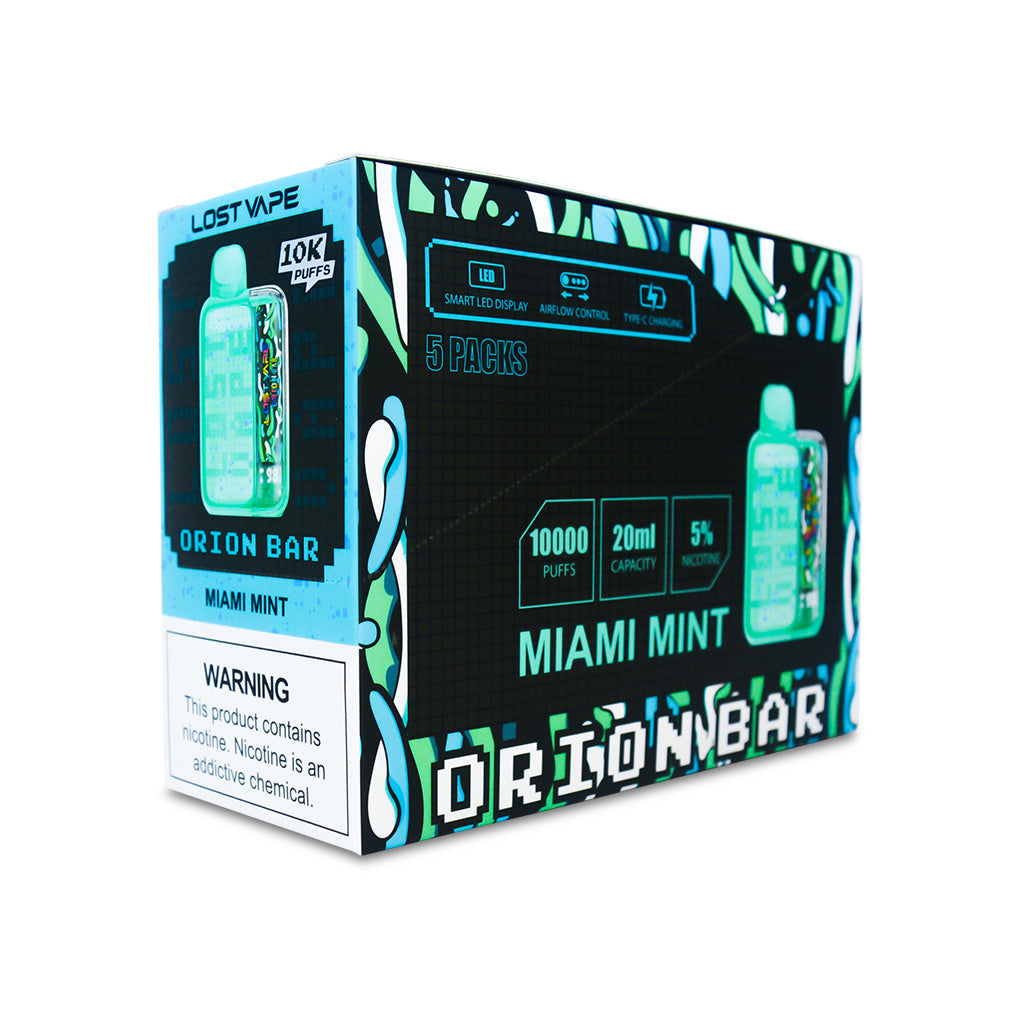 Lost Vape Orion Bar 10000 Disposable Vape - Black Coral Wholesale